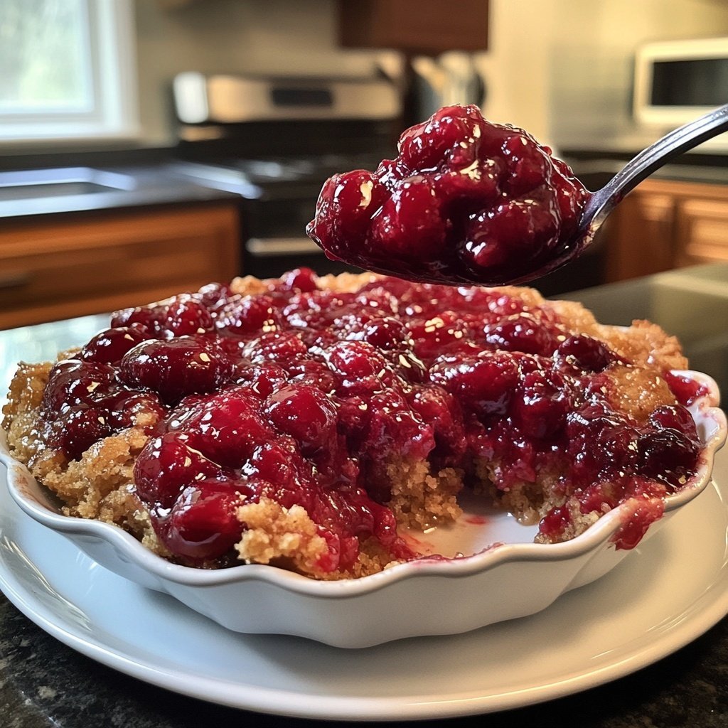 Rote Grütze mit Kirschen