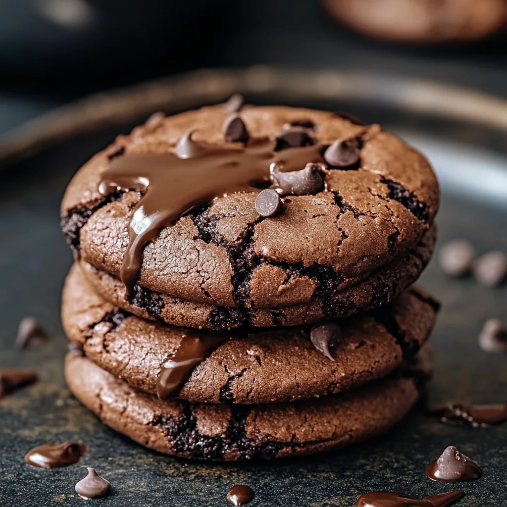 Doppelt Schokoladenkeks