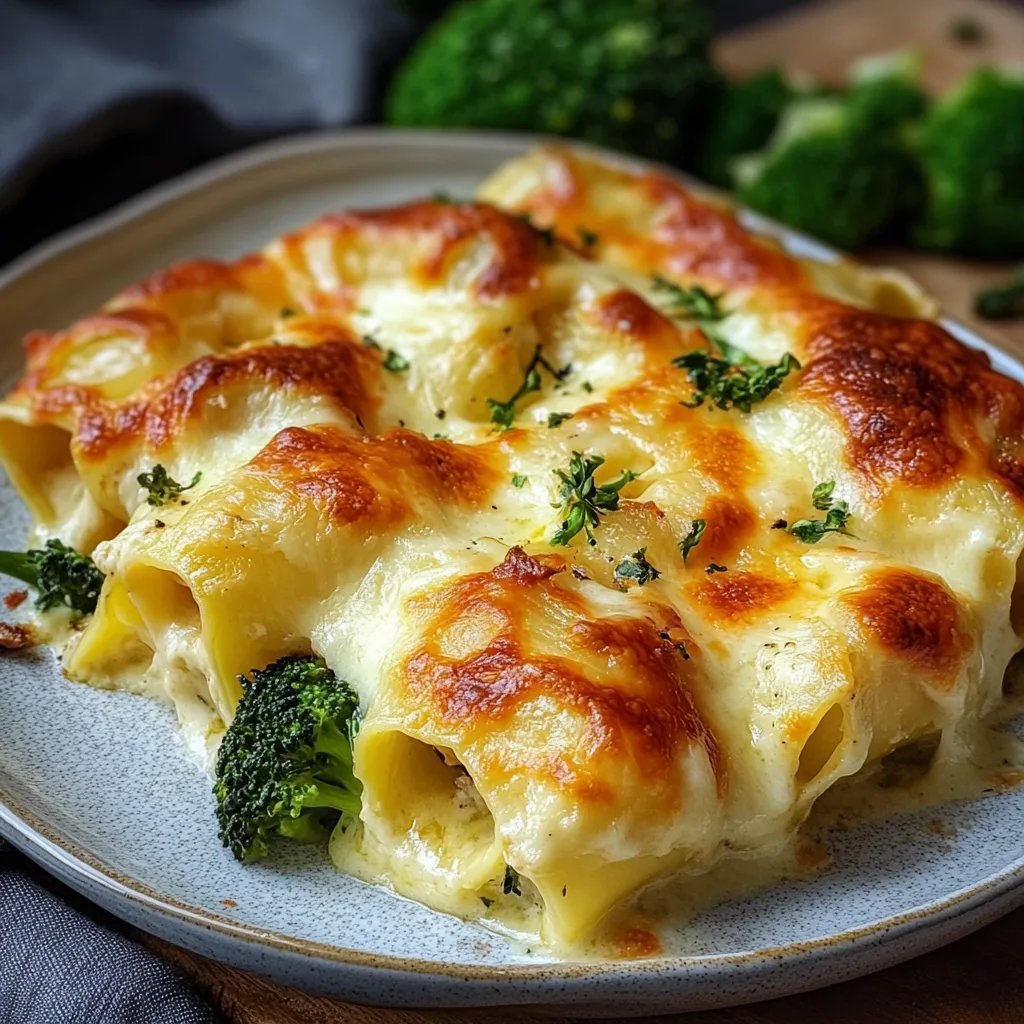 Cannelloni mit Rindfleisch und Käse überbacken