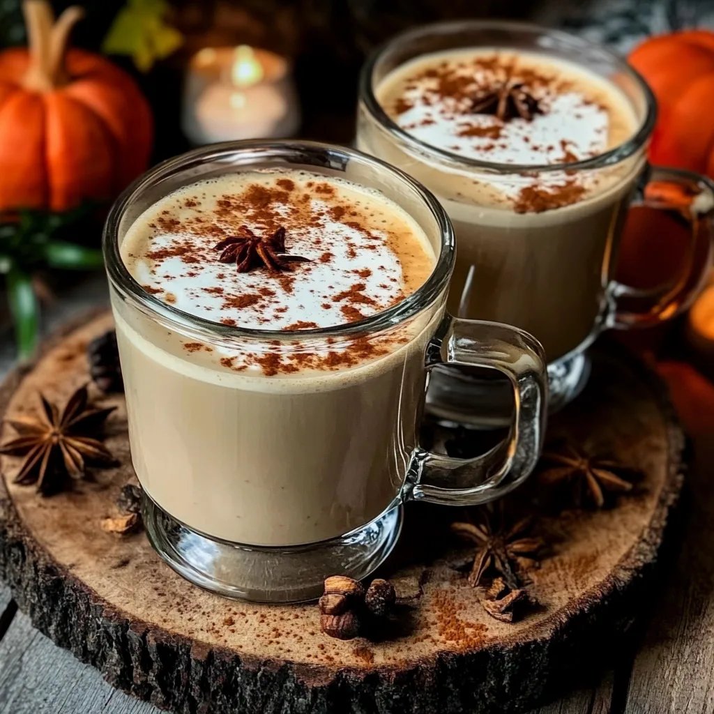 Herbstnebel-Tee-Latte