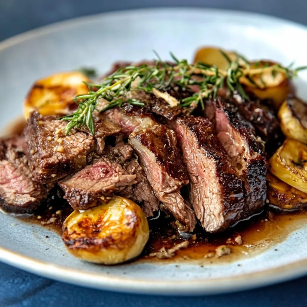 Geschmorte Lammkeulen