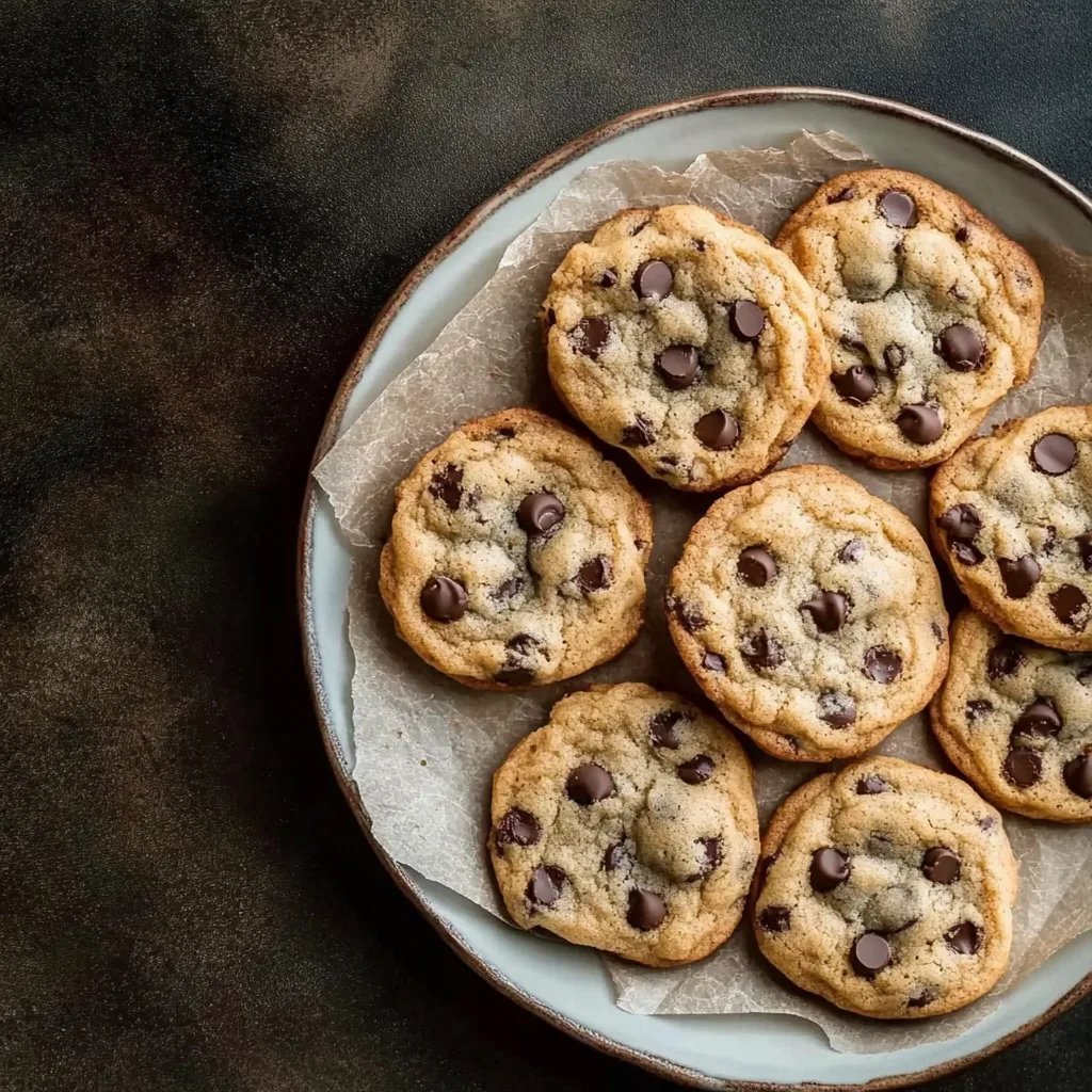 Weiche und zähe Schokoladenkekse