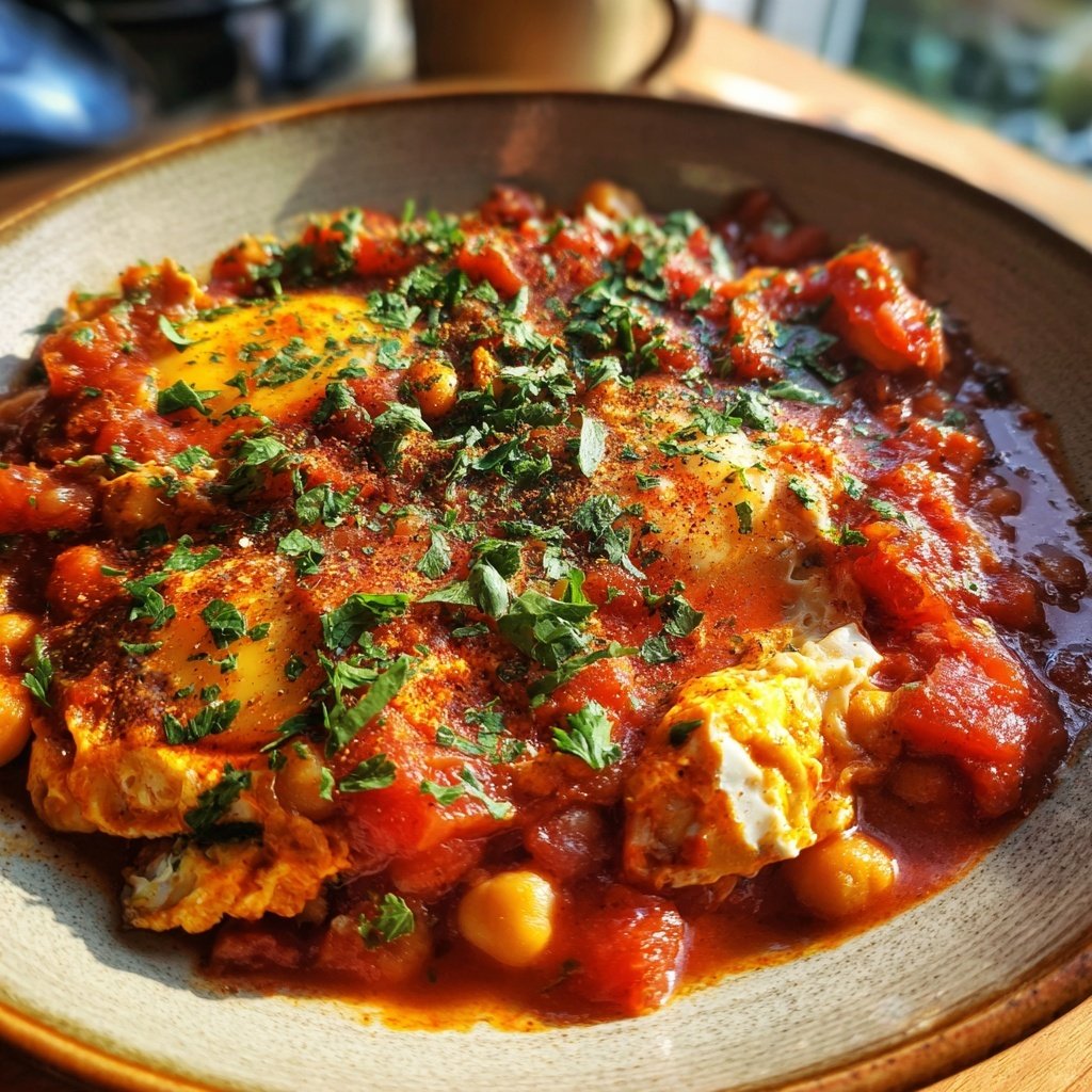 Shakshuka mit Kichererbsen