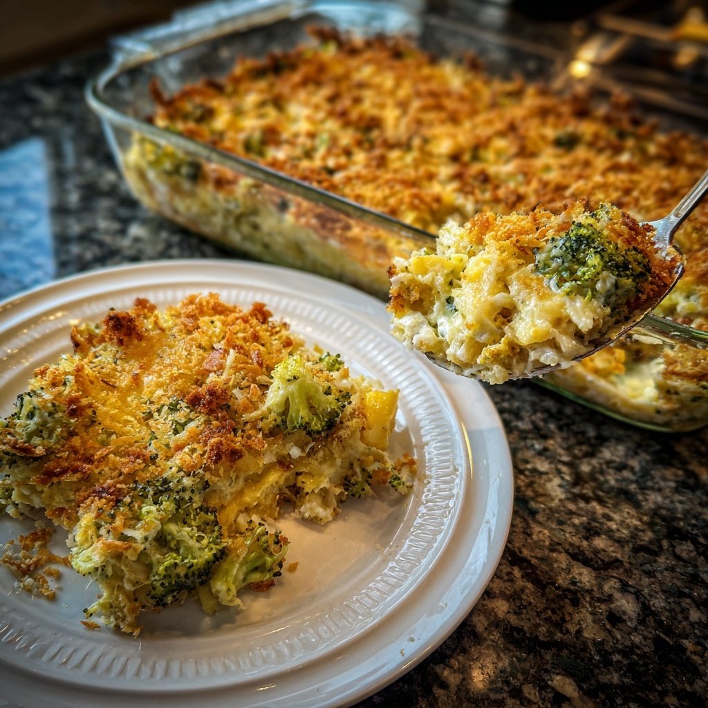 Brokkoli Reis Auflauf