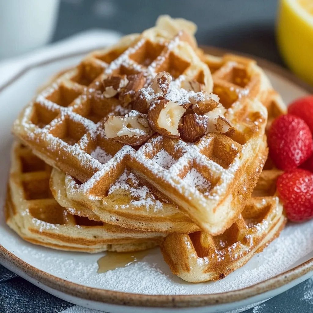 Vegane Waffeln ohne Zucker