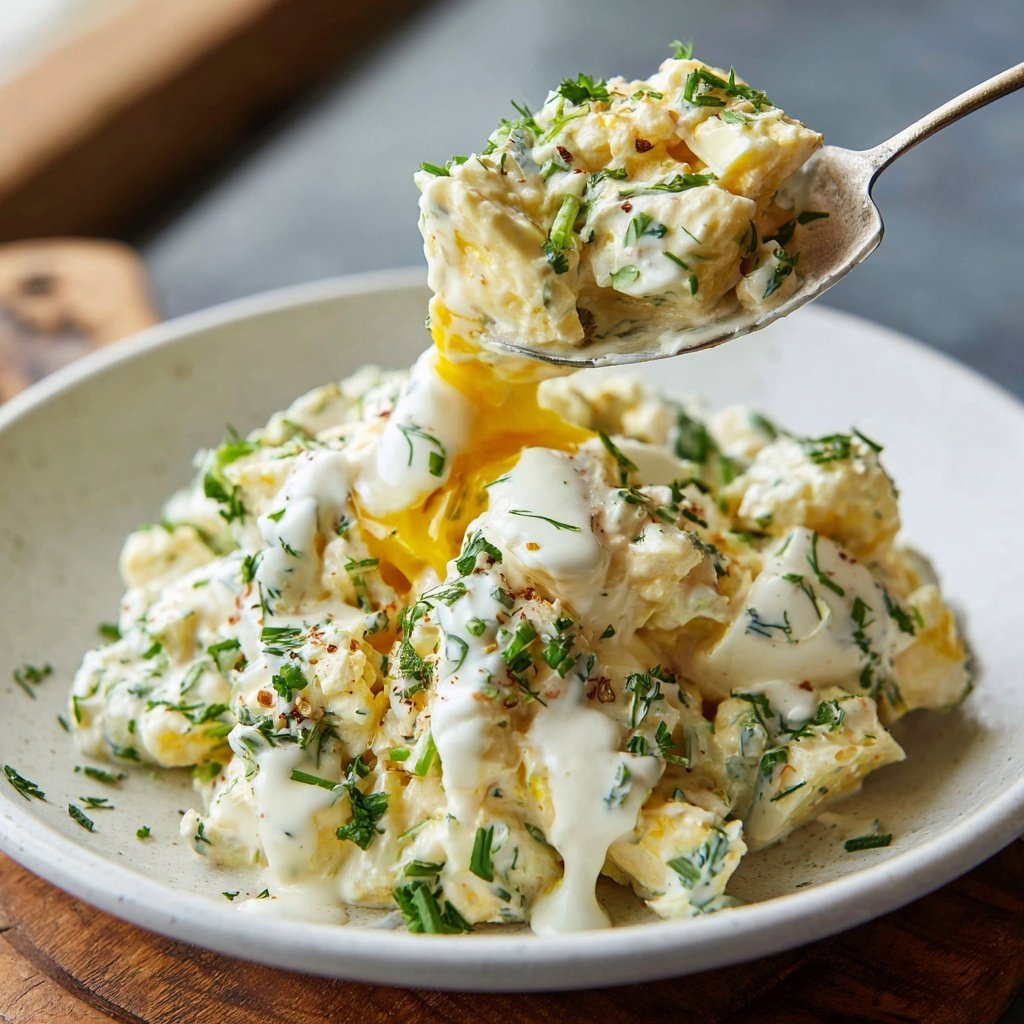 Schnell & Einfach 10-Minuten-Eiersalat mit Joghurt