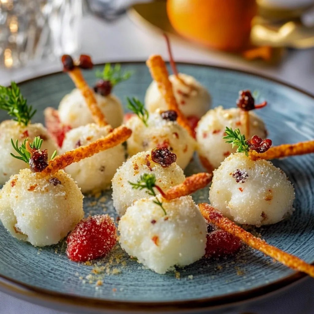 Süße Schneemann-Trüffel