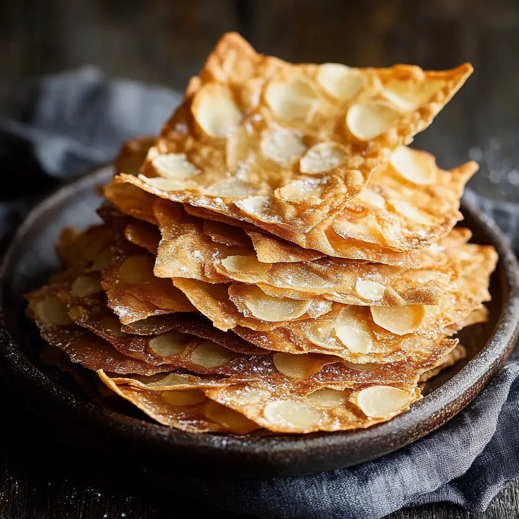 Knusprige Spekulatiusblätter