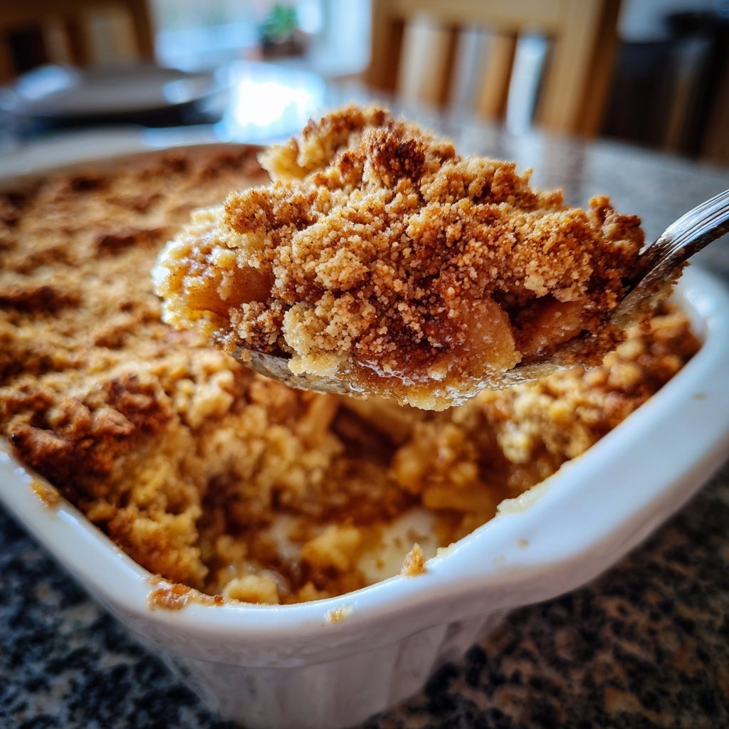 Weihnachtscrumble Dessert