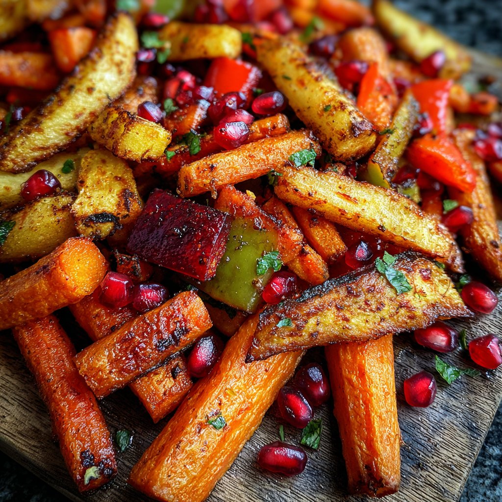 Ofengemüse mit Granatapfel