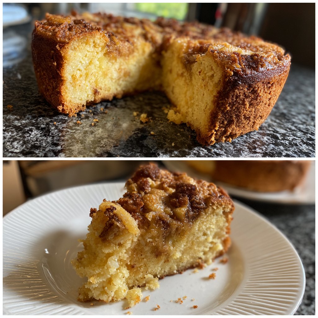 Bananenkuchen mit Apfelmus