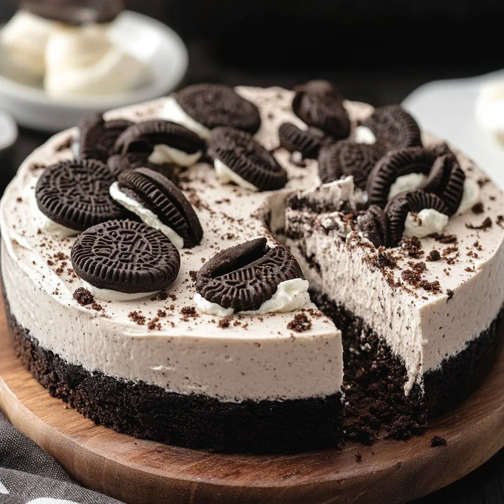 Oreo Cheesecake No-Bake
