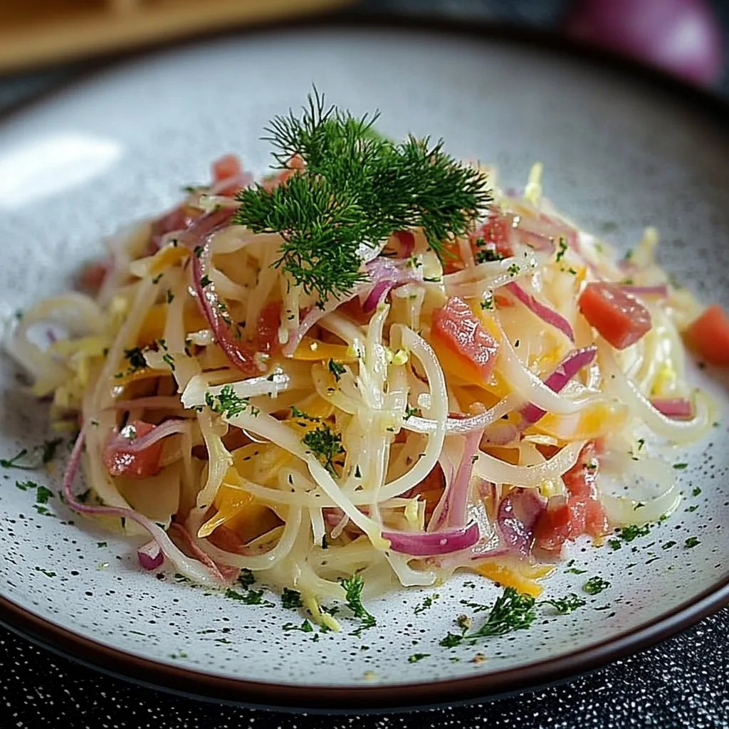 Bayrischer Krautsalat mit Rinderschinken
