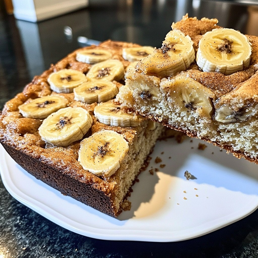 Saftiges Bananenbrot mit reifen Bananen