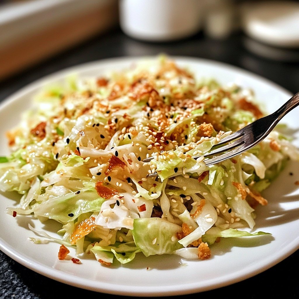 Asiatischer Salat mit Chinakohl & Sesam-Dressing