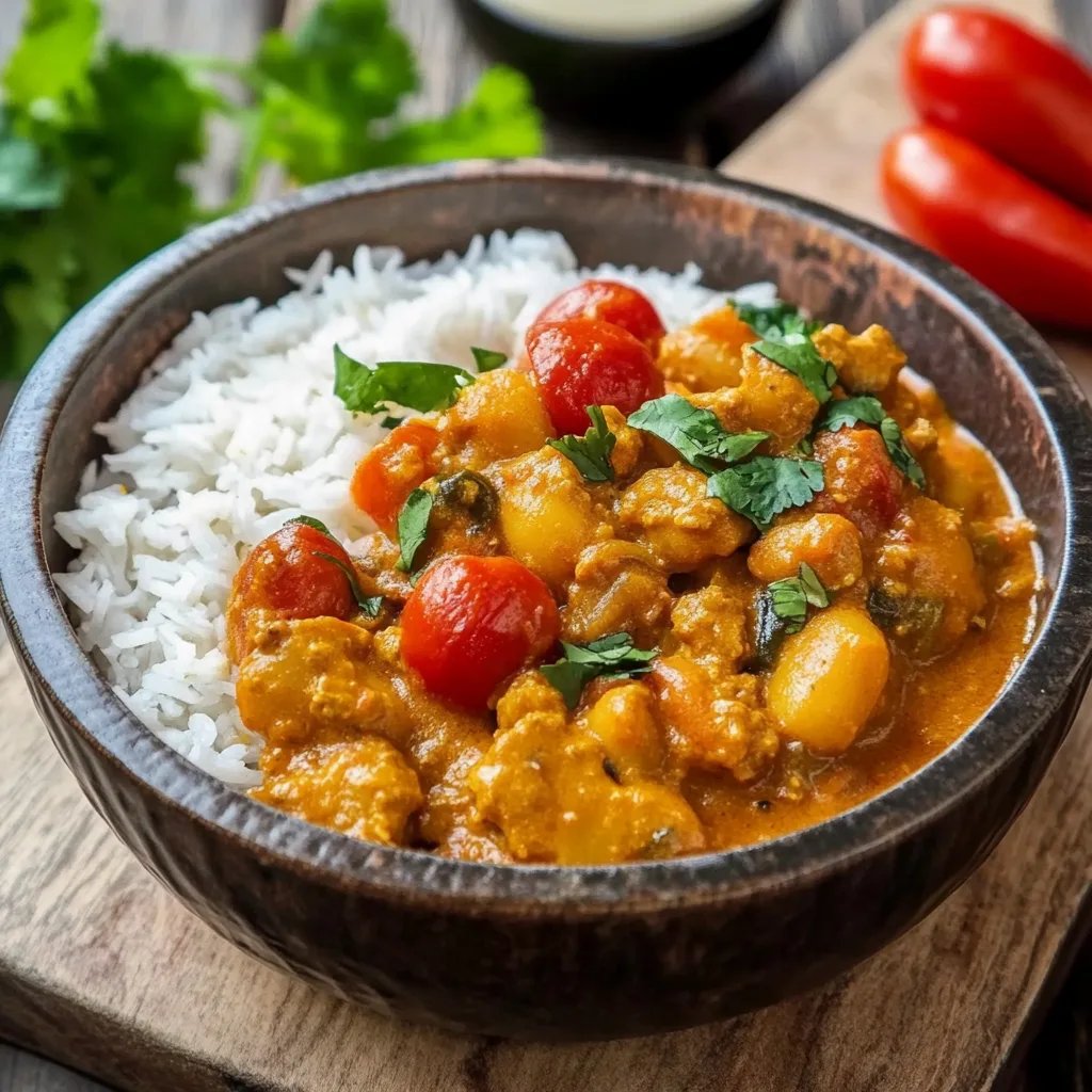 Kichererbsencurry mit Kokosmilch