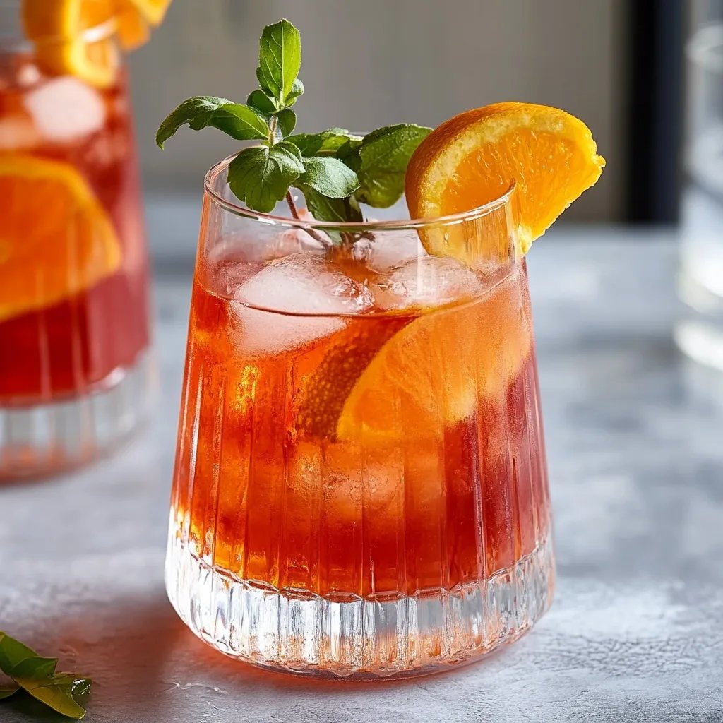 Alkoholfreier Aperol Spritz