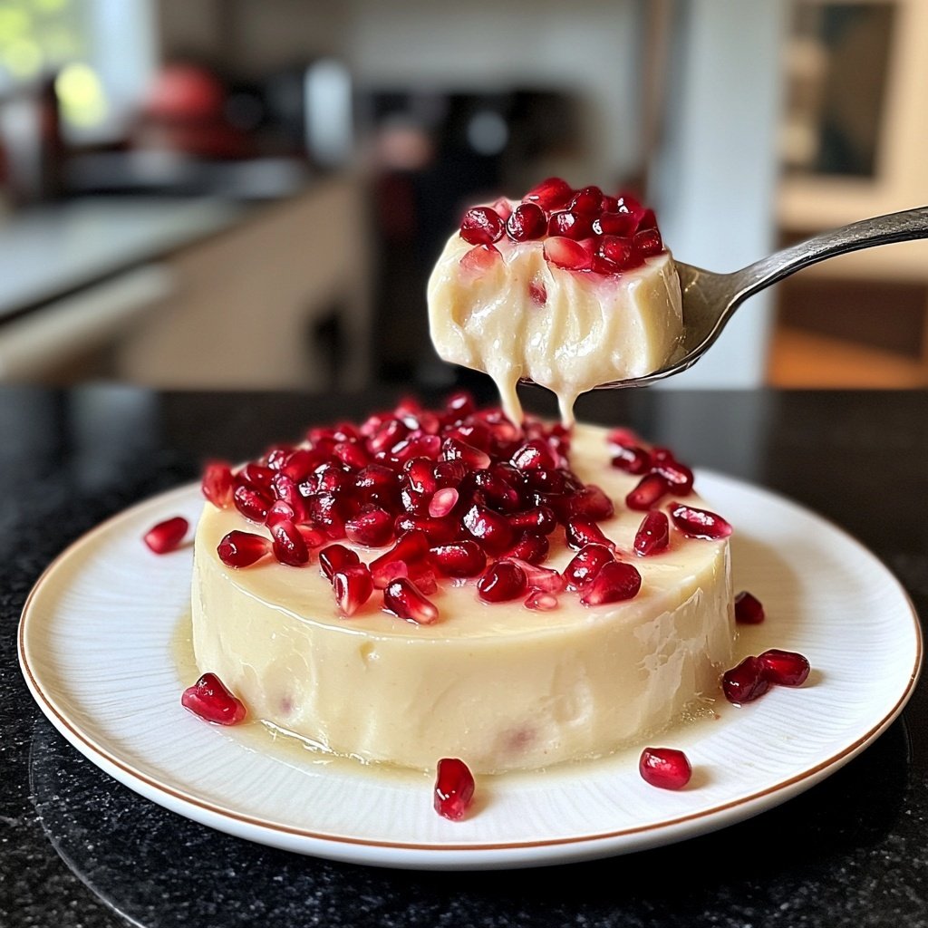 Granatapfel-Panna-Cotta