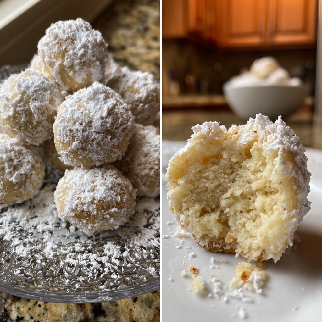 Quarkbällchen mit Vanillejoghurt