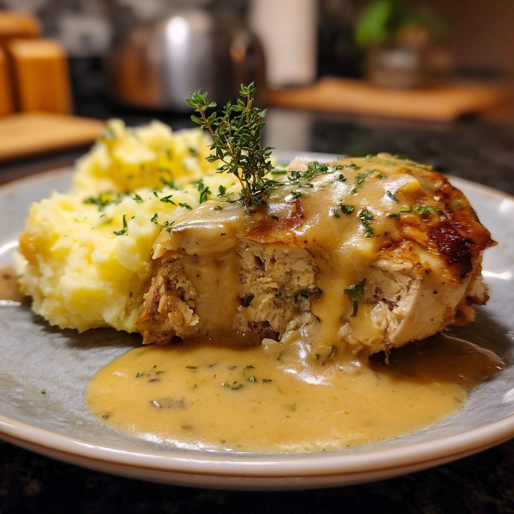 Hausmannskost Cremiges Hähnchen mit Kartoffelpüree