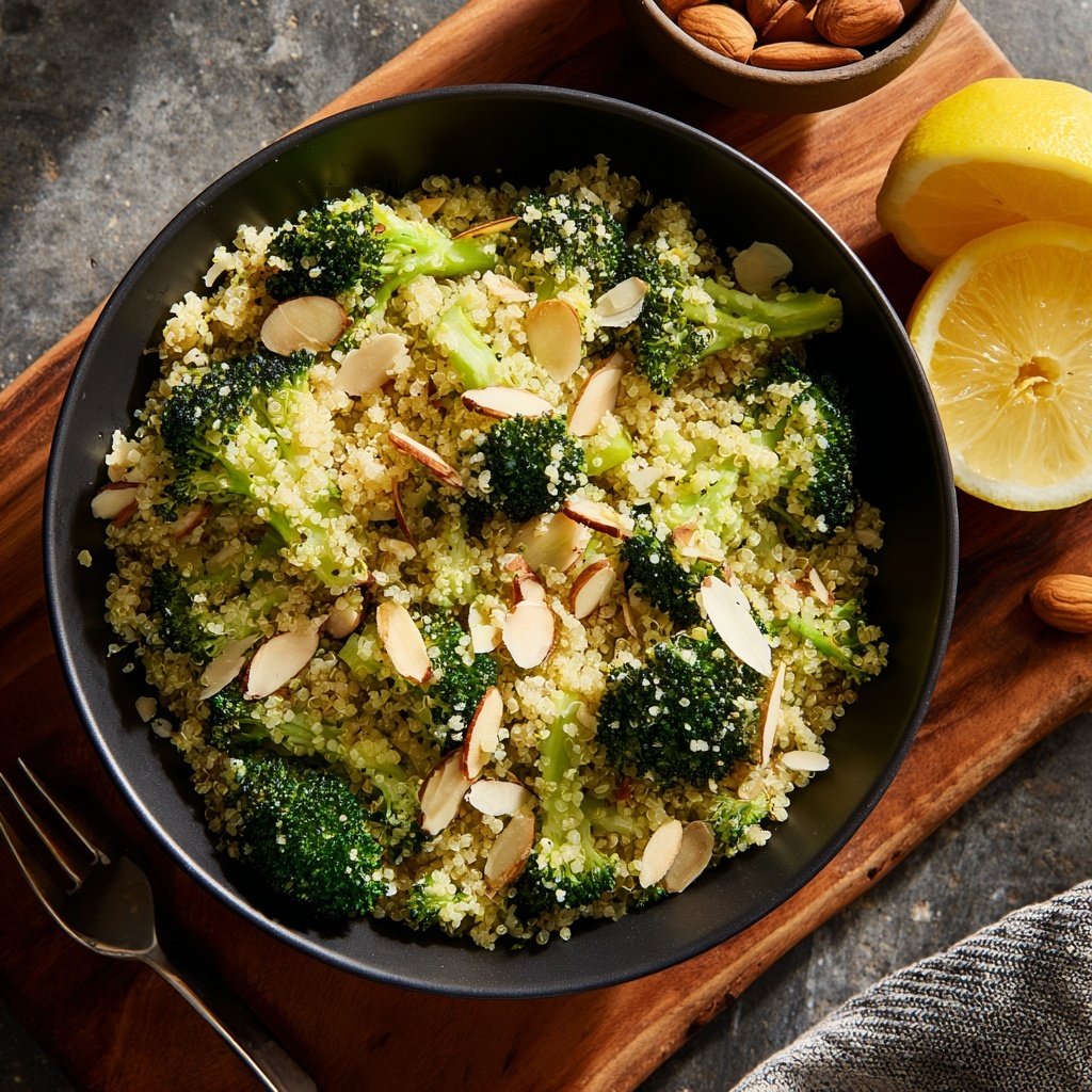 Kalorienarme Quinoa Bowl Mit Brokkoli