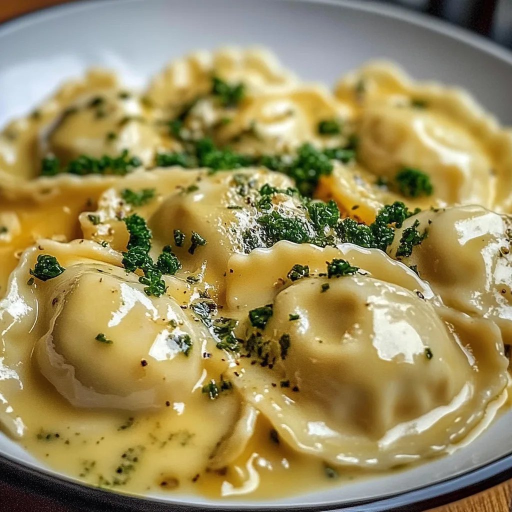 Käse-Sahne-Maultaschen