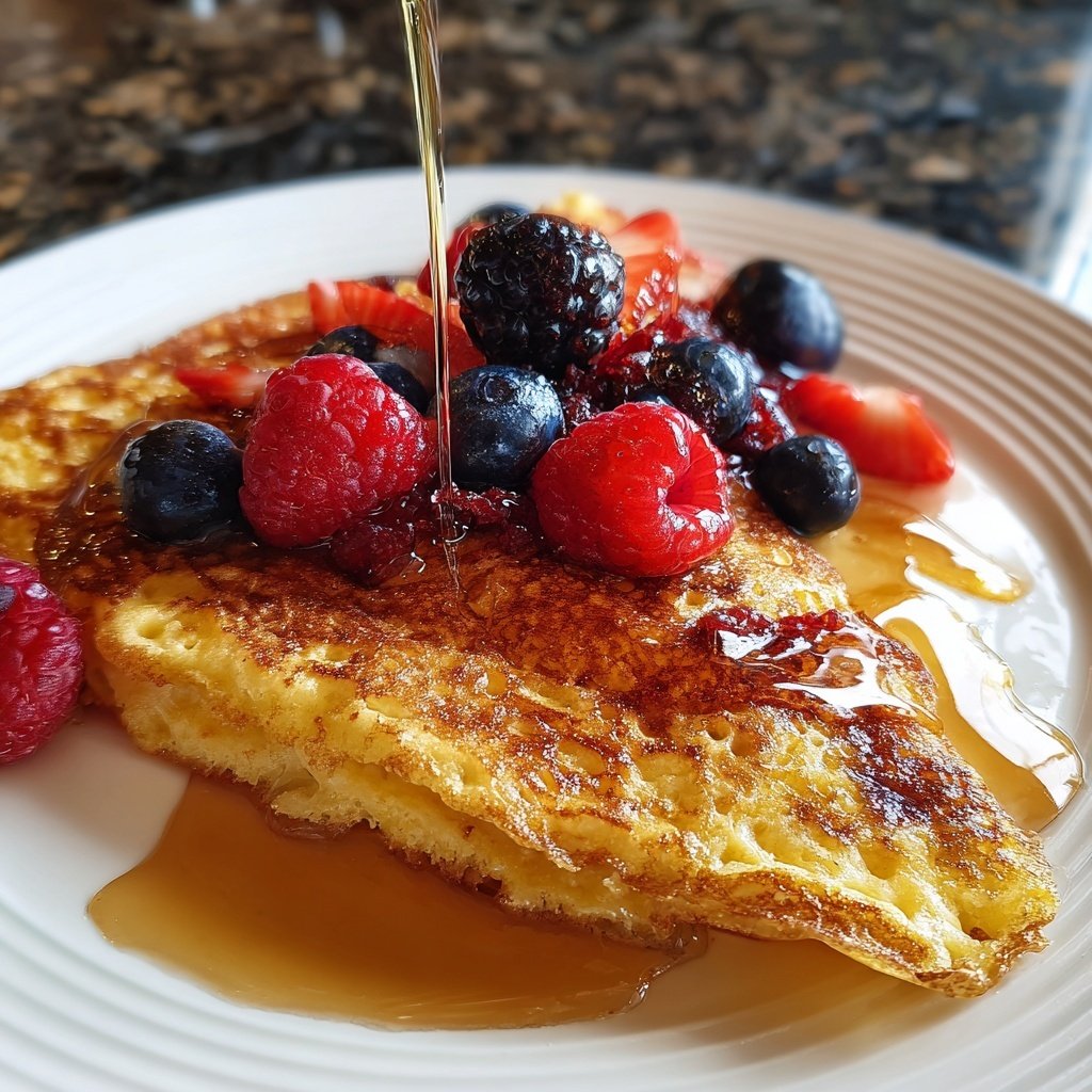 Pfannkuchen mit Proteinmehl
