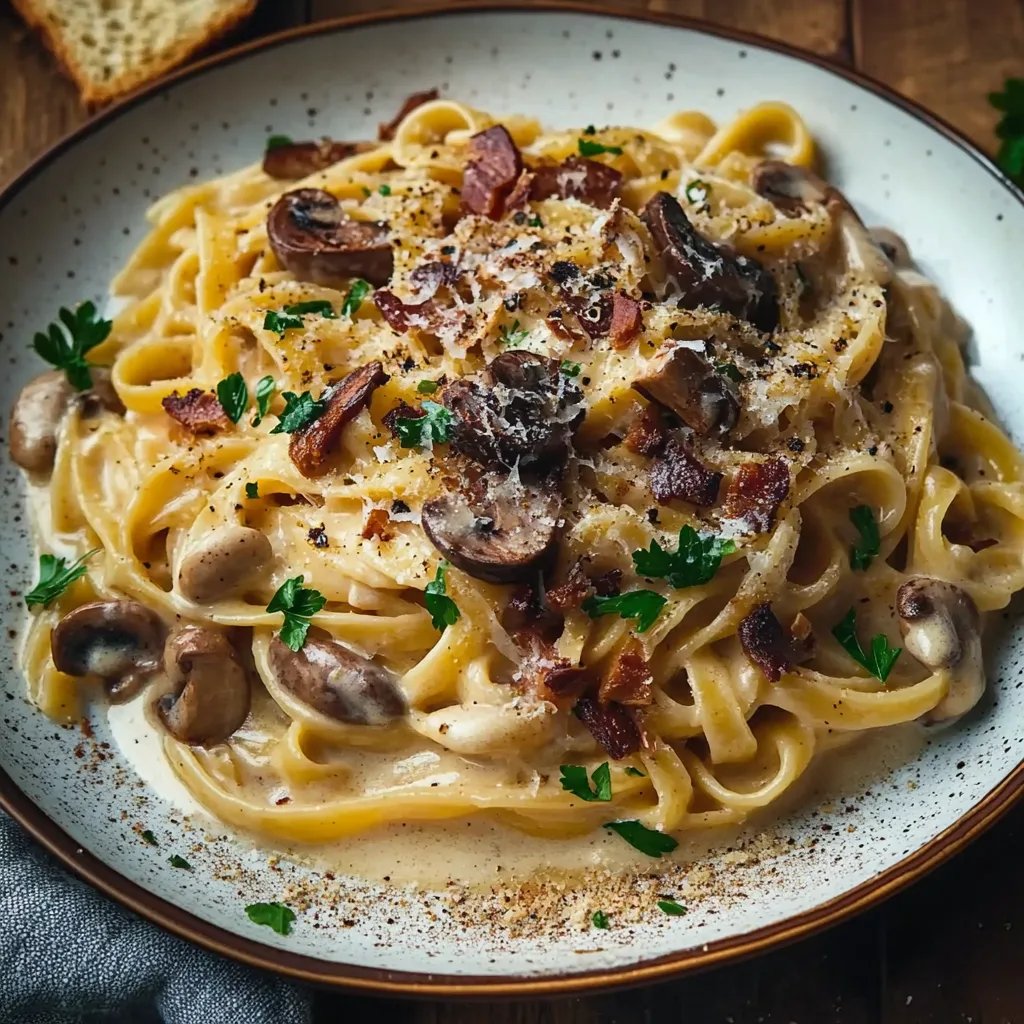 Pasta mit Pfifferlingsoße